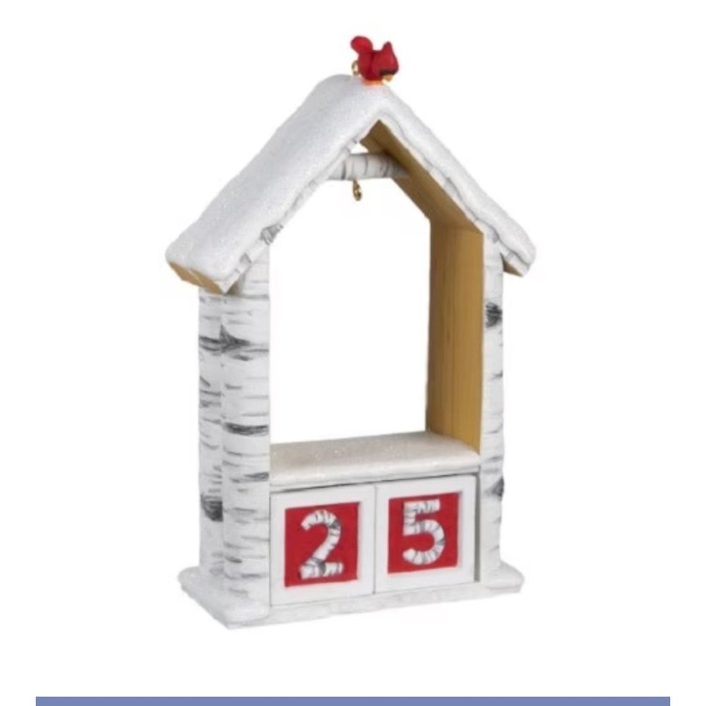 Countdown To Christmas Ornament Hanger. New in box.